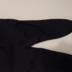 Black distressed boyfriend jeans